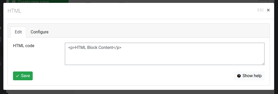 Block Admin